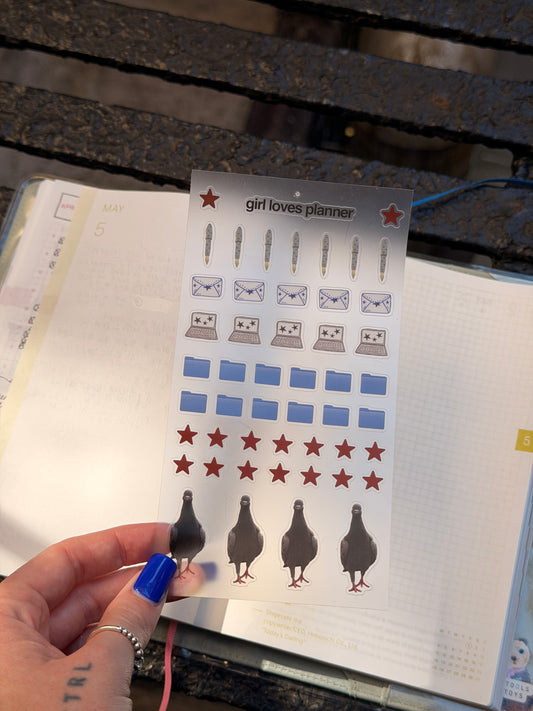 planner minis - sticker sheet
