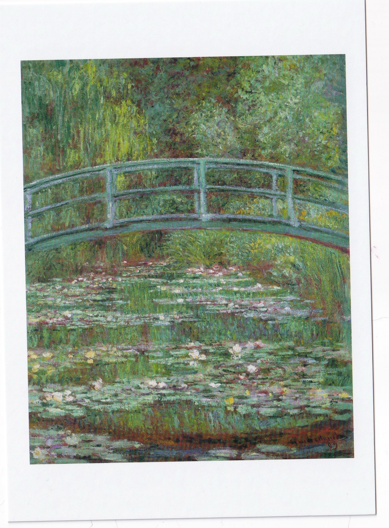 monet — water lilies & japanese bridge
