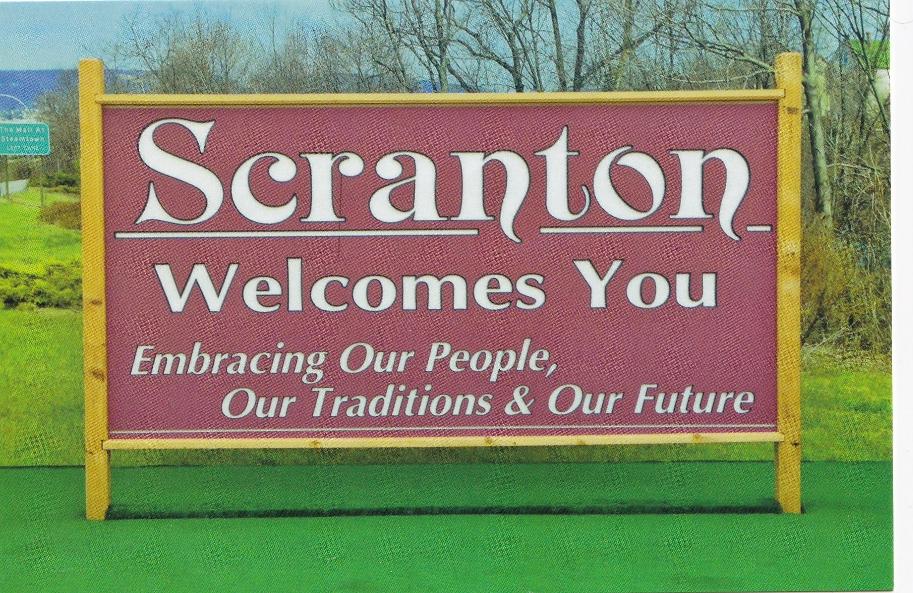 scranton welcomes you sign