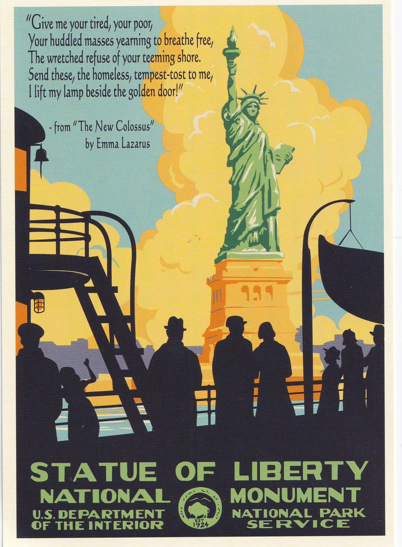 statue of liberty national monument — the new colossus