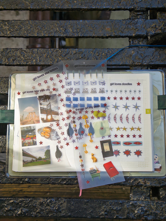 things on my desk - sticker sheet