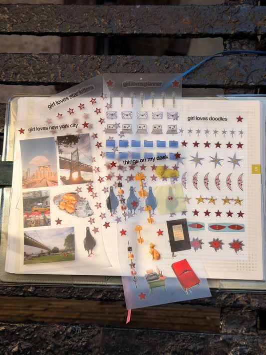 sticker sheet bundle (pack of 6 sheets)