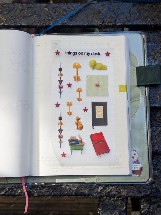 things on my desk - sticker sheet
